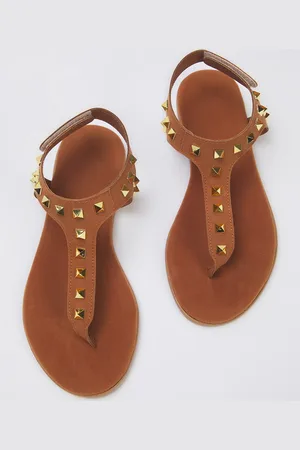 Trendyol Detaillierte Flip-flops Mit Klettverschluss für Damen - 36