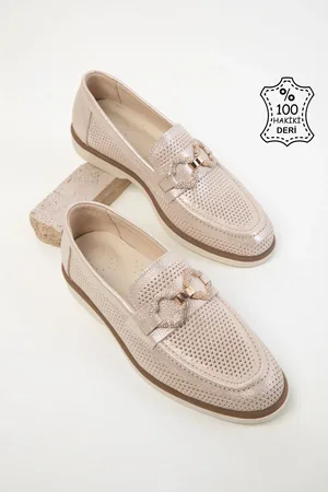 SOHO Echtes Leder Loafer Schuhe für Damen - 40