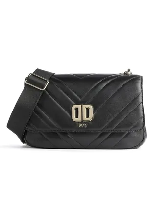 DKNY Schwarzgold Handtasche Schulter - One Size