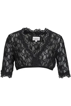 Nübler Kurze Blusen Trachtenmode für Damen - L