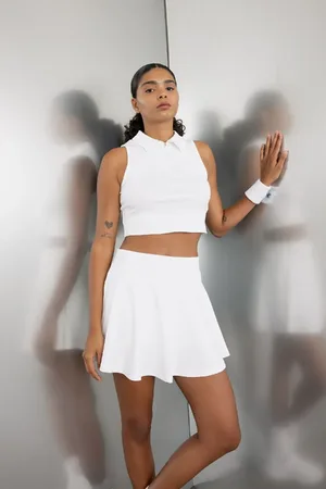DeFacto Kurzes Athleten-tanktop Mit Polokragen D4490ax24hs für Damen - M