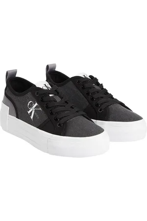 Calvin Klein Zweifarbiger Sneaker – Mit Logo Und Detaillierter Gummisohle für Damen - 39