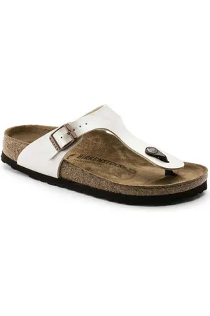 Birkenstock Gizeh Bf Graceful Weiß Hausschuhe für Damen - 36