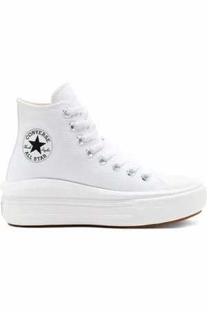 Converse / Mädchen Sneaker568498chuck Taylor All Star Move /natur Elfenbein/schwarz für Damen - 41