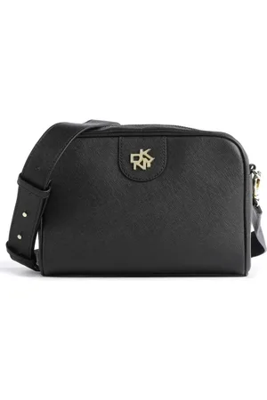 DKNY Schwarzgold Handtasche Kameratasche - One Size