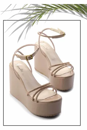 Disney Nude Rose Stone Lackleder Sandalen K 05534008108 für Damen - 36