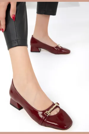 SOHO Klassische Schuhe Mit Absatz Aus Lackleder In Burgunderrot – für Damen - 39