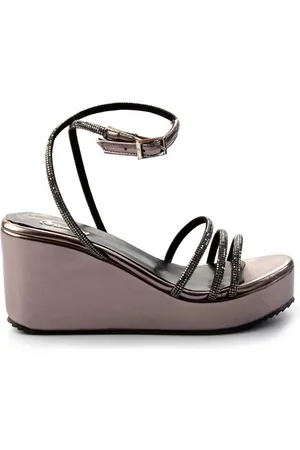 Disney Schwarze Platinum Stone Lackleder-sandalen K 05534008208 für Damen - 37