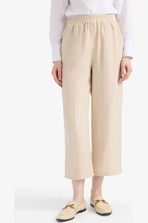 DeFacto Flexible Basic-haremshose Mit Gerader Taille für Damen - 40