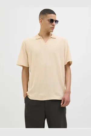 JACK & JONES Poloshirt Geteilter Kragen Poloshirt für Herren - M
