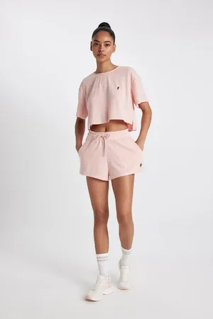 DeFacto Fit Sportliche, Gerippte Shorts Mit Geradem Bein für Damen - L