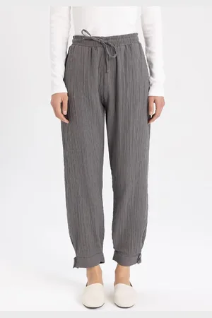 DeFacto Cargo Fit Basic Gerade Musselin-hose C0303ax24sp für Damen - 36