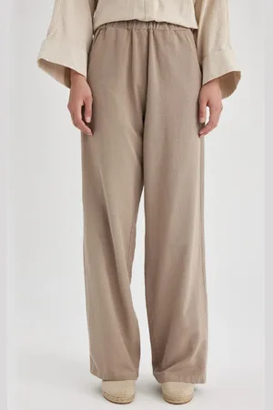 DeFacto Palazzo-hose Aus Leinenmischung B7503ax24sp für Damen - 38