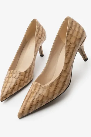 Marjin Stiletto Kroko Gemusterte Absatzschuhe Olfin Kroko - 38