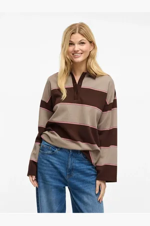 VILA Polo Shirt Vibalo Langarm für Damen - L