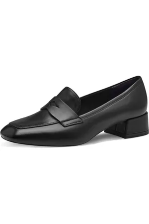 Tamaris Halbschuhe Slipper 1-24309-42 003 Black Leather Leder Mit Touch-it für Damen - 40