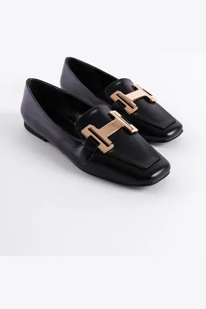 Capone Outfitters Loafer Mit Stumpfer Spitze Und Metallschnallenzubehör für Damen - 40