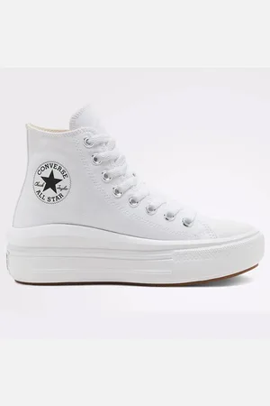 Converse Chuck Taylor All Star Move Plateau Weiß Sneaker 568498 C-102 für Damen - 39,5