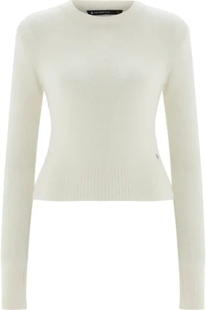 24/7 Perspective Illas Ecrufarbene Strickbluse für Damen - M
