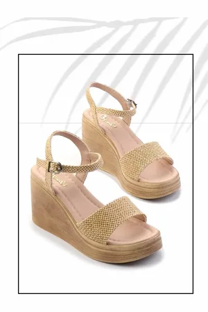 Disney Nude Stroh Sandalen K 05823023428 für Damen - 40