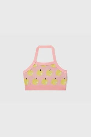 Benetton Mädchen Crop Top Mit Fruchtmuster Und Mix Fruit Mix für Damen - 7–8 Jahre
