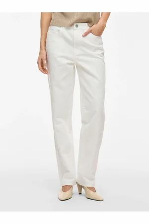VILA Jeans Mit Geradem Schnitt Und Hoher Taille für Damen - 42