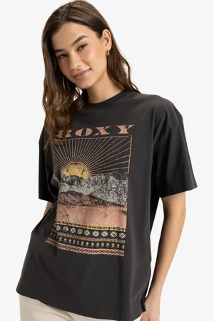 Roxy Kurzarm-t-shirt 100 % Bio-algodon, W für Damen - 2XS
