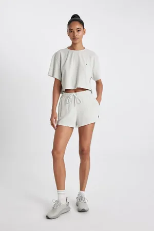 DeFacto Fit – Sport-shorts Mit Geradem Bein, Gerippt, für Damen - L