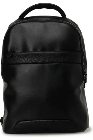 Lumberjack Casual Leather Bpck 4pr Schwarze Laptoptasche für Herren - One Size