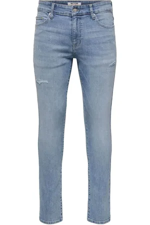 Only & Sons Slim Fit Jeans Onsloom Niedrige Taille Slim Fit Jeans für Herren - 30 - 32