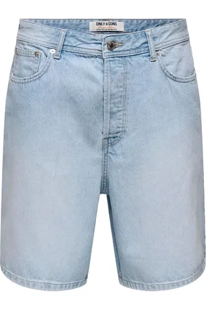 Only & Sons Jeans-shorts Onsfade Mid Rise Locker Geschnitten Shorts für Herren - S