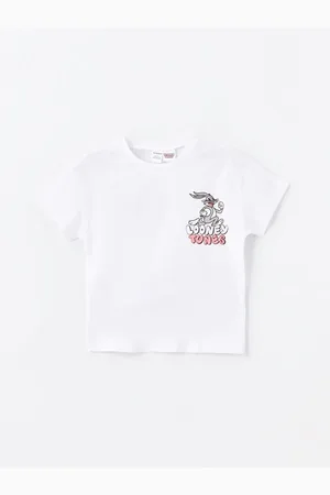 LC Waikiki Bugs Bunny Printed Baby Girl Crew Neck Short Sleeve T-shirt für Damen - 5–6 Jahre