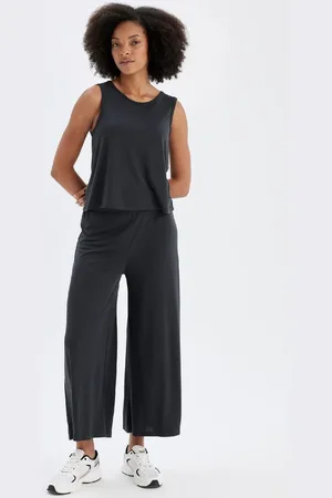 DeFacto Fit Wide Leg Hose Mit Weitem Bein, Standardgröße, Modalstoff C0491ax24sm für Damen - XS