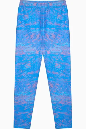 Penti Bunte, Wasserige, Mehrfarbige Leggings Für Mädchen für Damen - 9–10 Jahre
