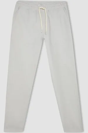 DeFacto Sommer-jogginghose Aus Baumwolle Mit Schmalem Bein, Schnürung Und Elastischen Taschen Z6475az24sp für Herren - 40