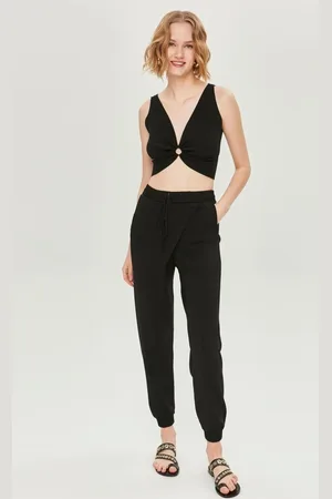 JOIN US Joggerhose Mit Elastischem Beindetail für Damen - L