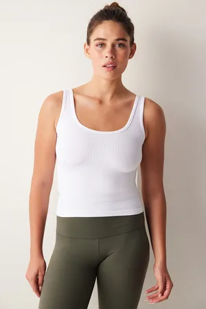 Penti Weißes, Nahtloses Oberteil Mit Quadratischem Kragen für Damen - S/M