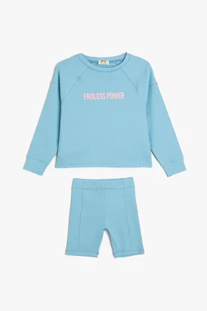 Koton Set Mit 2 Leggings-sweatshirts Mit Slogan-aufdruck für Damen - 11–12 Jahre