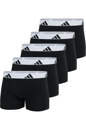 adidas Boxershorts, 5er Pack Trunks, Active Flex Cotton, Logo für Herren - M