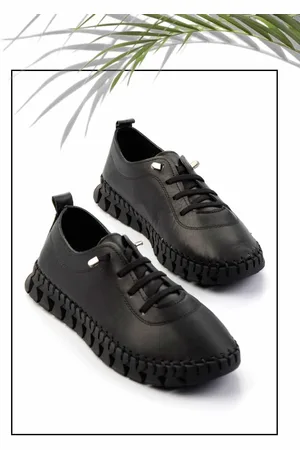 Disney Sneaker Aus Schwarzem Leder K 01331081003 für Damen - 36