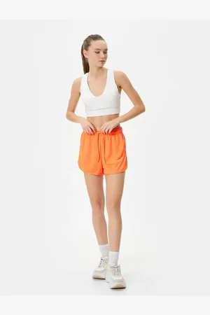 Koton Laufshorts Mit Lockerer Passform Und Bindegürtel für Damen - S