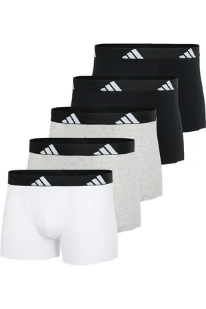 adidas Boxershorts, 5er Pack Trunks, Active Flex Cotton, Logo für Herren - L