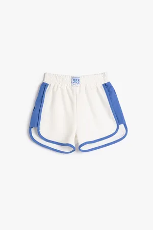 Koton Farbblockierende Laufshorts Mit Etikettendetail für Damen - 7–8 Jahre