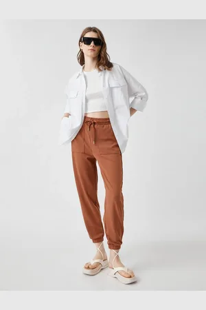 Koton Joggerhose Mit Taschen Und Gebundener Taille für Damen - L