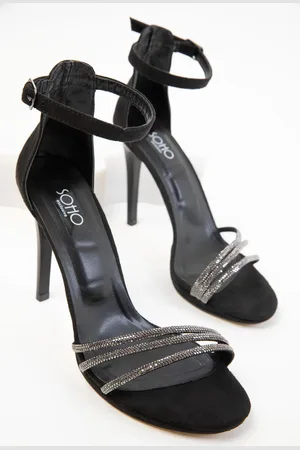 SOHO Klassische Schuhe Mit Absatz Aus Schwarzem Wildleder für Damen - 37