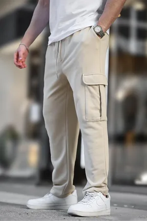 MADMEXT Basic-jogginghose – Cargotasche Mit Verstellbarer Taille für Herren - L