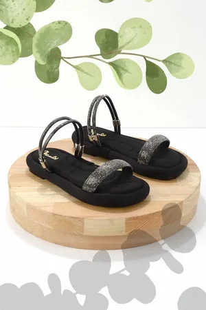 Disney Schwarze Satin-sandalen 38 für Damen - 36