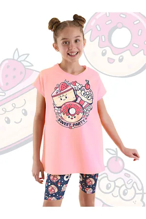 MSHB&G Sweet Party Sommer-set Aus Tunika Und Leggings Für Mädchen für Damen - 5 Jahre alt