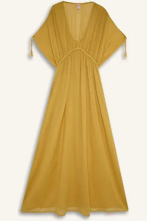 DeFacto Strandkleid Aus Baumwolle Mit Normaler Passform, Fall In Love B7516ax24sm für Damen - L