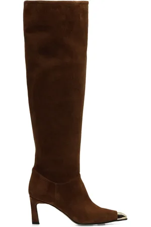 Nine West Tan Stiefel Mit Absatz für Damen - 39